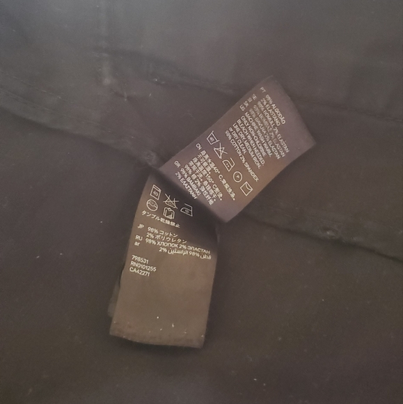 H&M Black Tie-Belt Utility Jacket - Picture 5 of 7